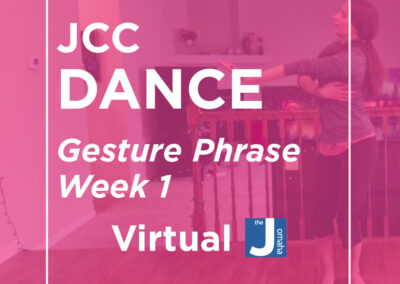 Dance: Gesture Phrase 1