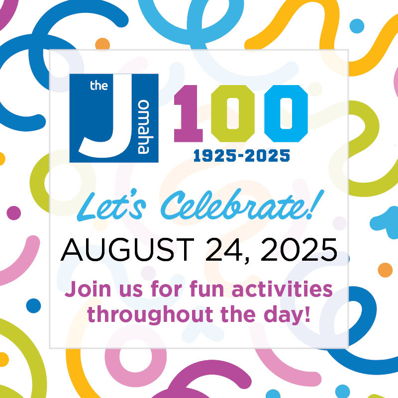 JCC 100 year Celebration square